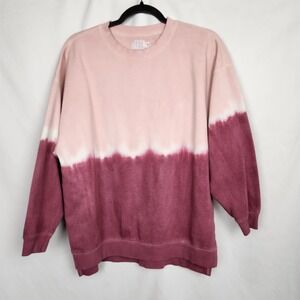 Time and Tru Pink and Burgundy Sweatshirt